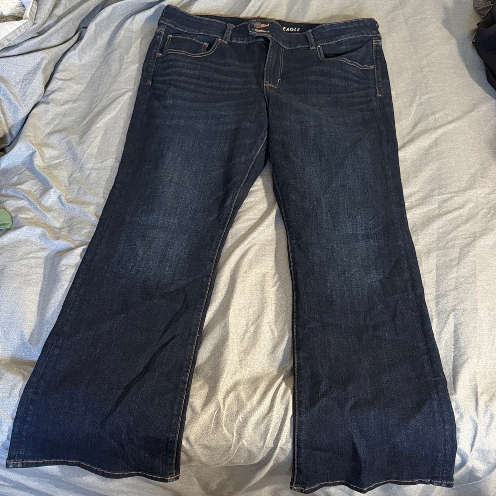 American eagle Dark Blue Women's Bootcut Jeans